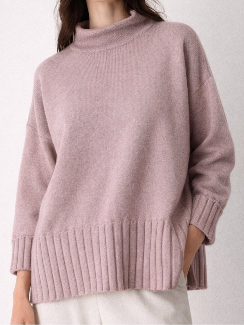 Madewell glenmoore mock neck sweater